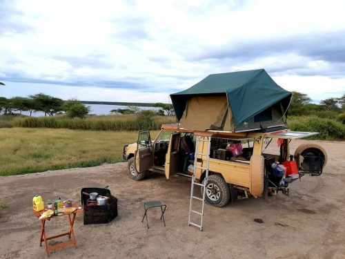 Camping in ngorongoro